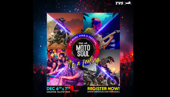 TVS MotoSoul 4.0 Scheduled for December 6-7 in Goa