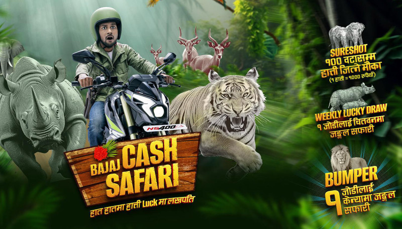 Win Up to 1,00,000 NPR and Exotic Safaris with Every Bajaj Bike Purchase This Festive Season