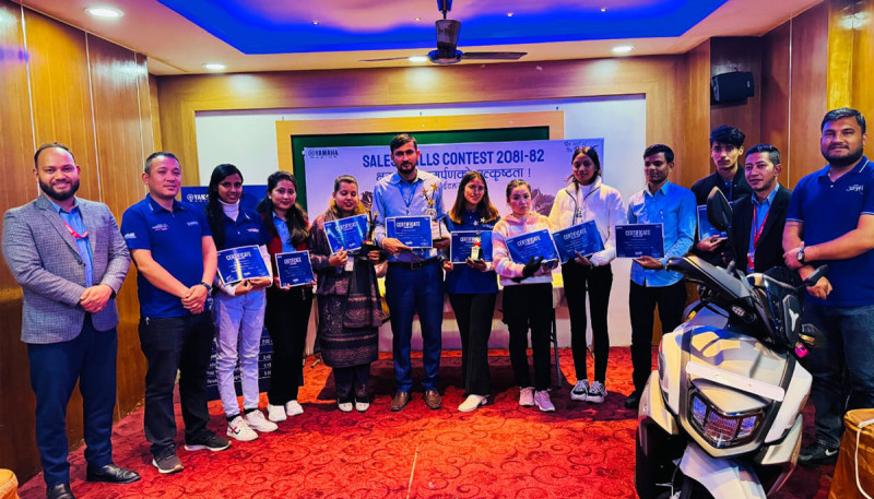 Yamaha Nepal Organizes Regional Sales Skills Contest in Itahari