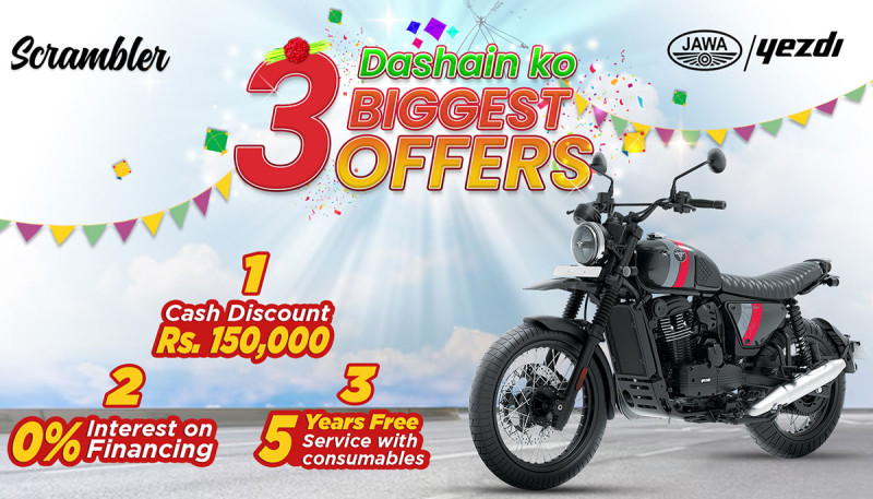 Yezdi Motorcycles Festive Offer: Enjoy Rs. 150,000 Off and 5 Years of Free Service!