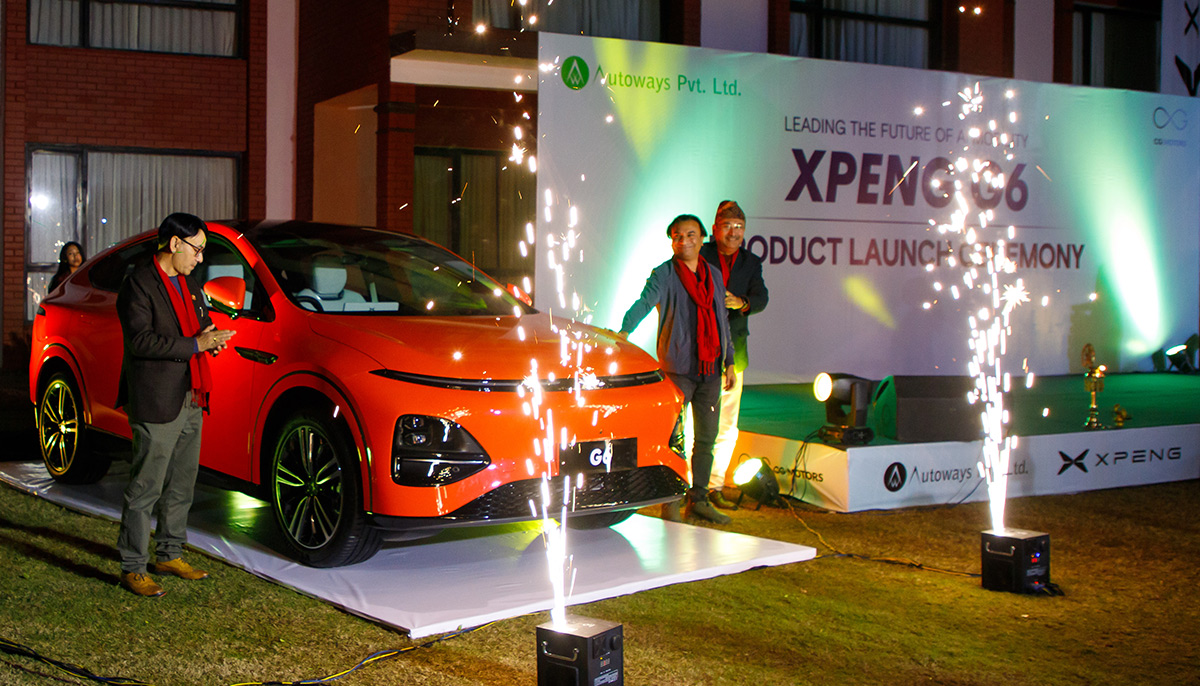 CG Motors Launches XPeng G6 in Pokhara