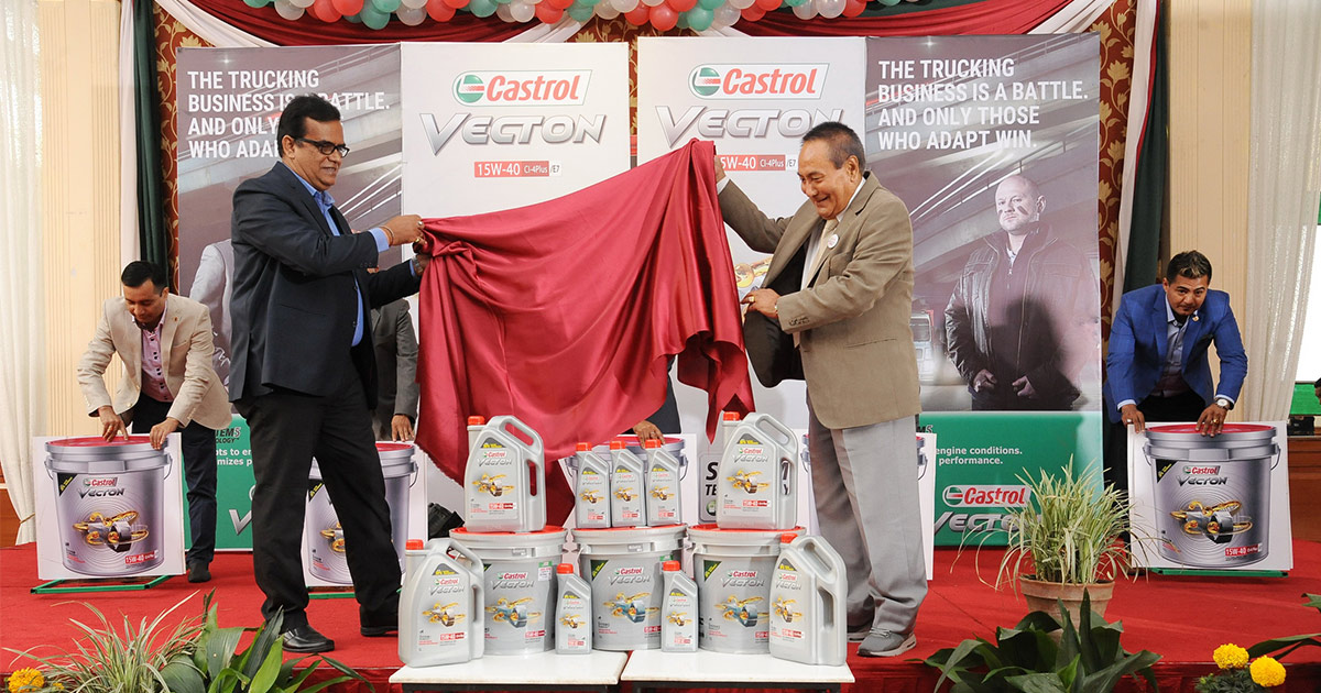 Castrol Vecton Multigrade Diesel Engine oil launched in Nepal