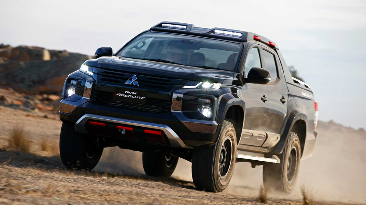 Mitsubishi Triton Absolute Concept To Battle The Raptor