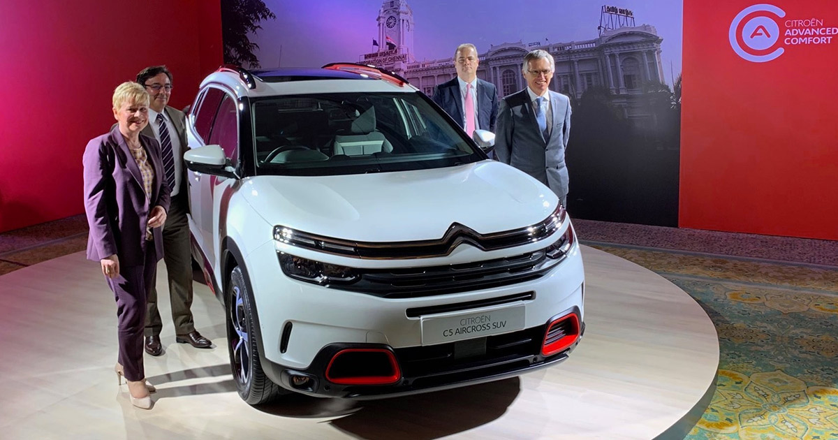 Citroen To Launch C5 Aircross SUV In India In 2020