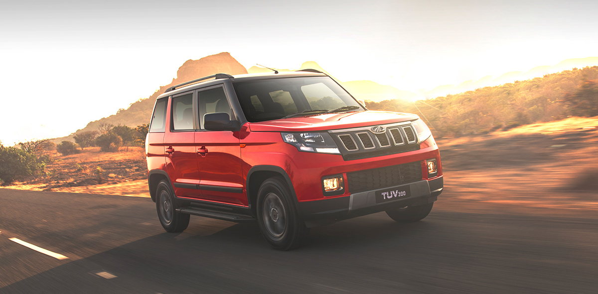 Mahindra Launches The TUV300 Facelift in India