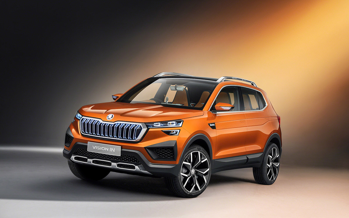 Auto Expo 2020: Skoda Finally Unveils The Vision IN SUV Concept