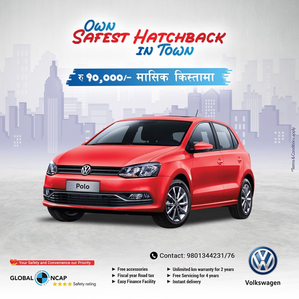 Volkswagen Offers the Polo at an EMI of Just Rs. 10,000 per Month