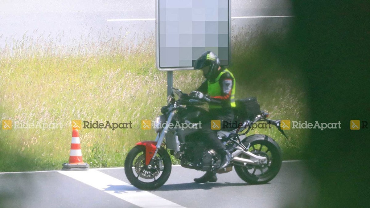 2021 Ducati Monster Spied Testing in Germany