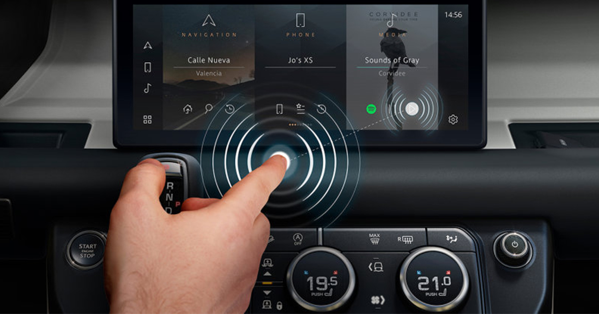 Jaguar Land Rover And Cambridge Working On A Touchless Touchscreen