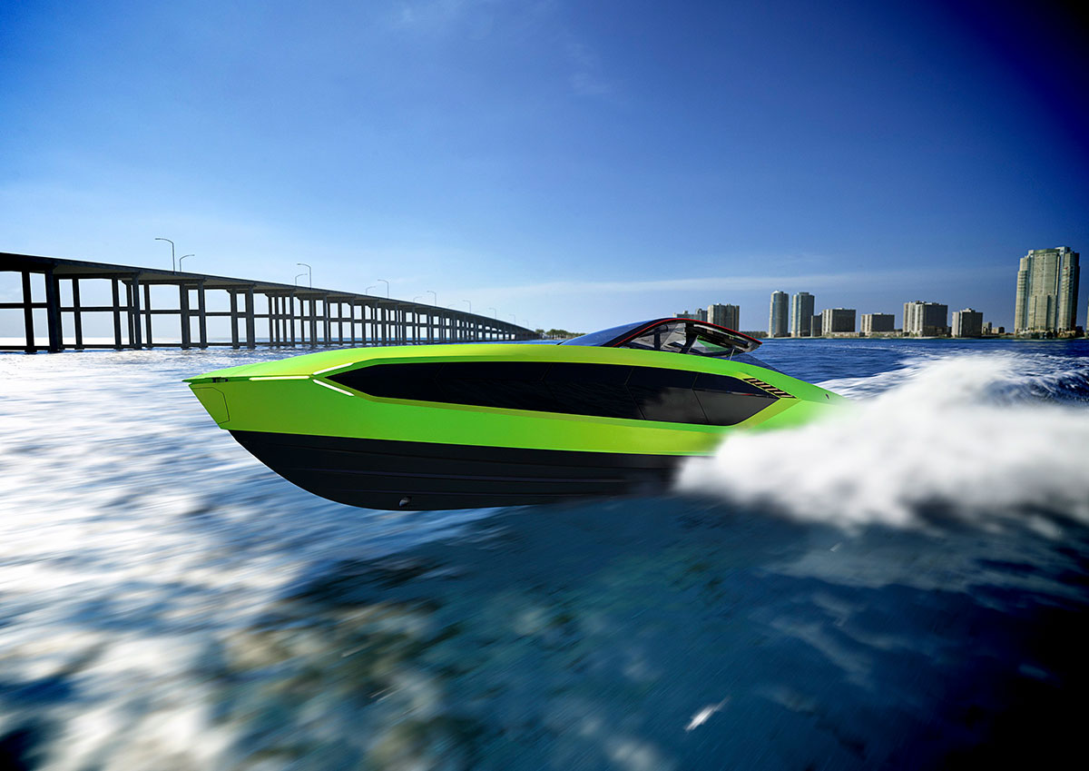 This is Lamborghini's 4000 Horsepower Yacht