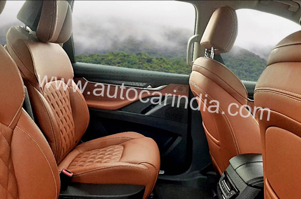 MG Gloster's Interior Revealed In Spy Pictures - New Cars And Bikes In