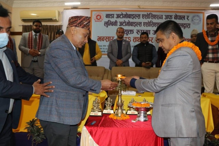 Tax, Customs & VCTS Training Jointly organized by NADA & Lumbini Automobiles Association of Nepal