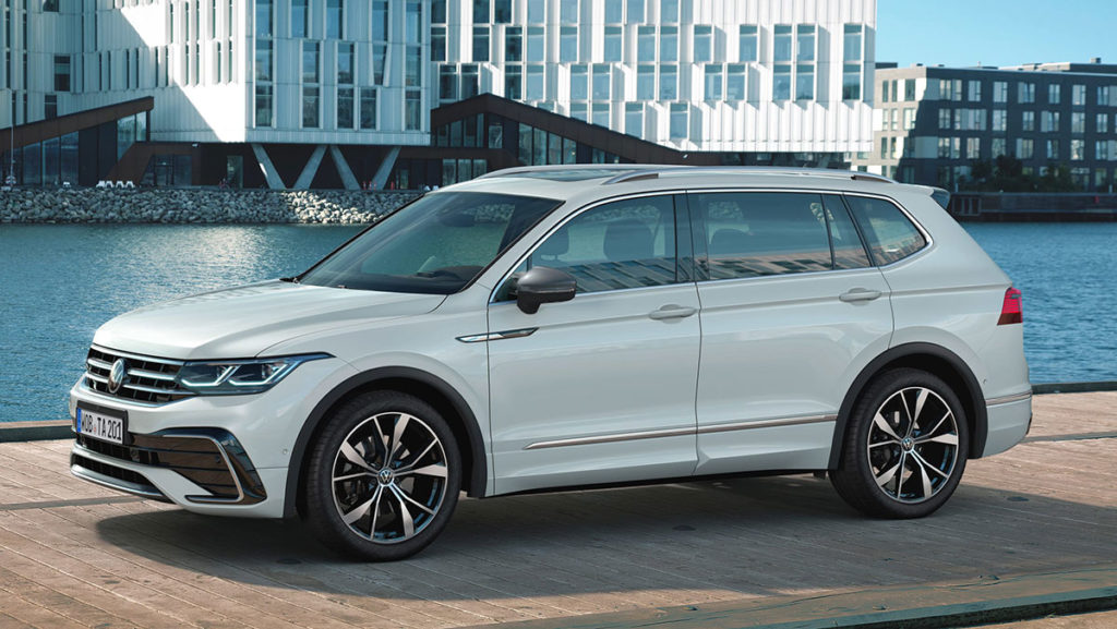 2021 Volkswagen Tiguan Allspace Facelift Revealed