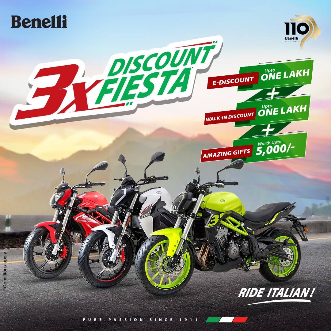 Benelli Nepal Announces '3x Discount Fiesta' Festival Offer