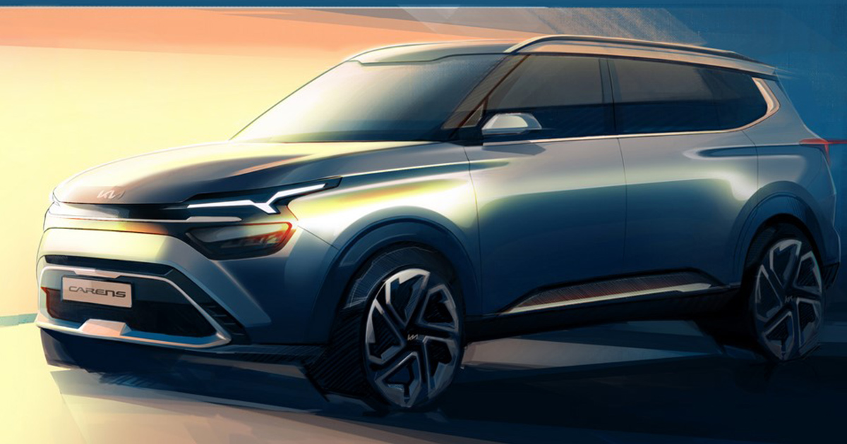 Kia Carens Revealed In Official Sketches