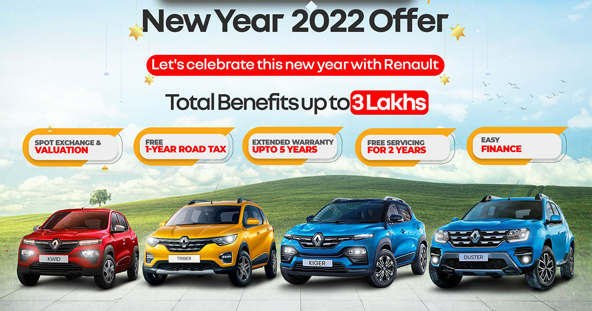 Renault Cars New Year 2022 Offer Announced; Get Total Benefits Up to 3 Lakh