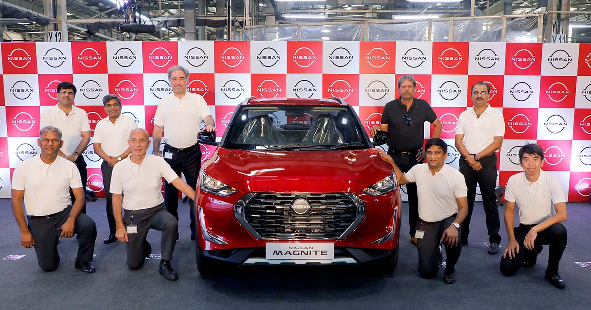 Nissan Rolls Out 50,000th Magnite Compact SUV