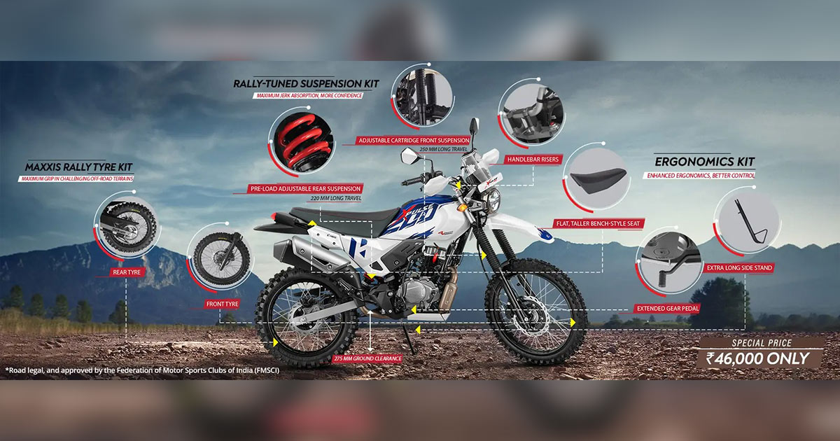 Hero XPulse 200 4V Rally Kit Introduced In Nepal