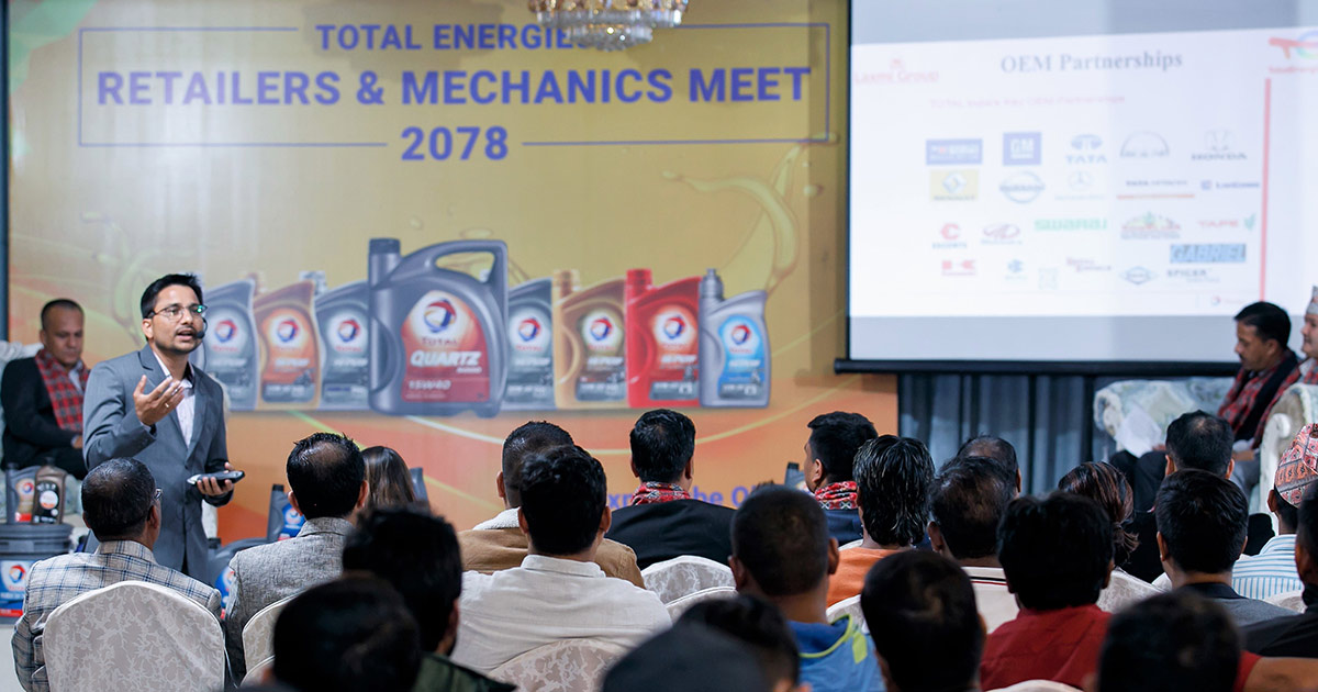 Laxmi Lube Oil Organizes Retailers & Mechanics Meet Of Total Energies