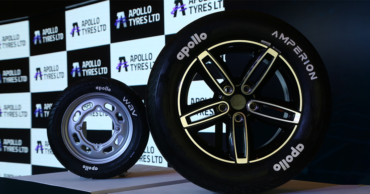 Apollo Tyres Launches EV Specific Tyres In India