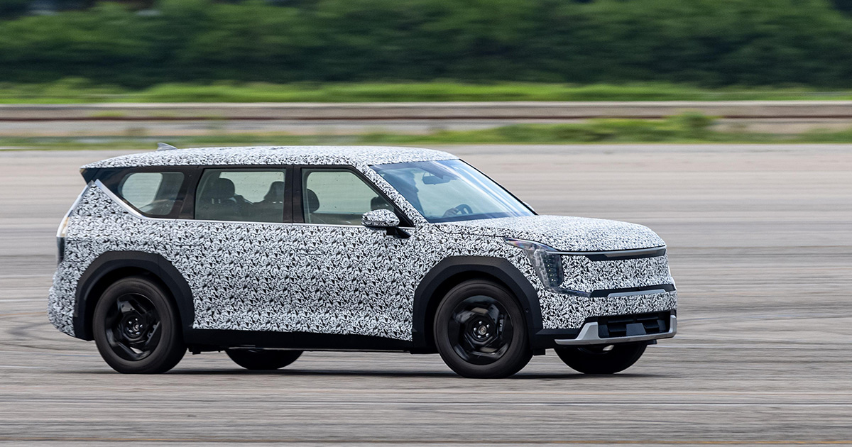 All-electric Kia EV9 SUV Undergoes Final Technical Testing Ahead Of 2023 World Debut