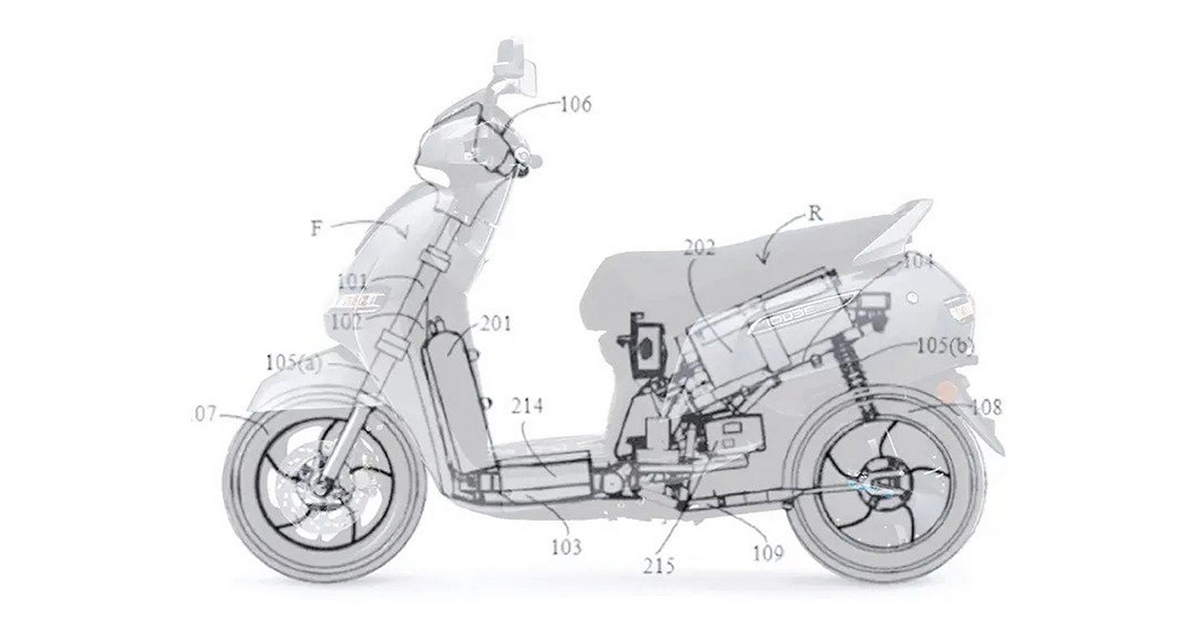 TVS Working On A Hydrogen Powered Scooter; Patent Image Leaked