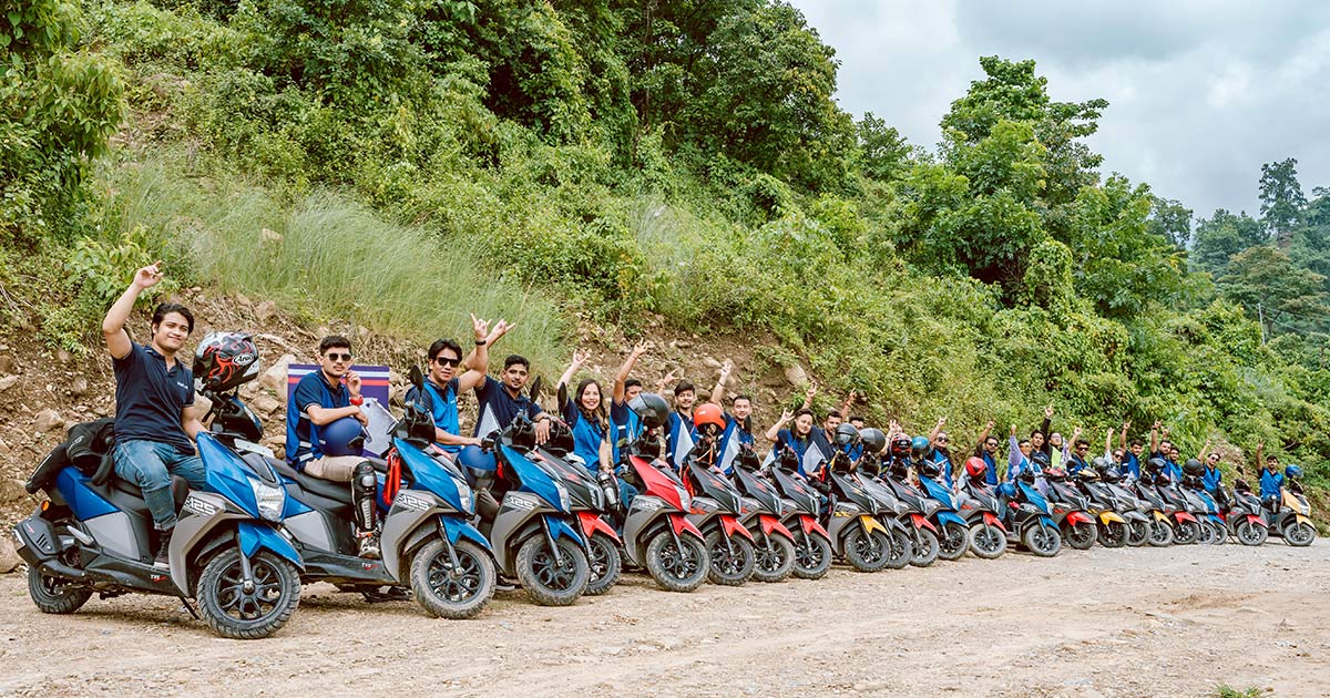 TVS Ntorq Owners Group (NOG) Butwal Chapter Ride Completed