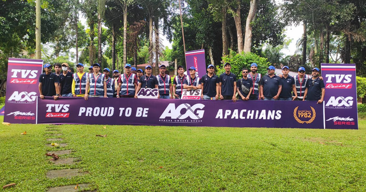 TVS Organizes 'AOG Ride' In Chitwan With 40 Riders