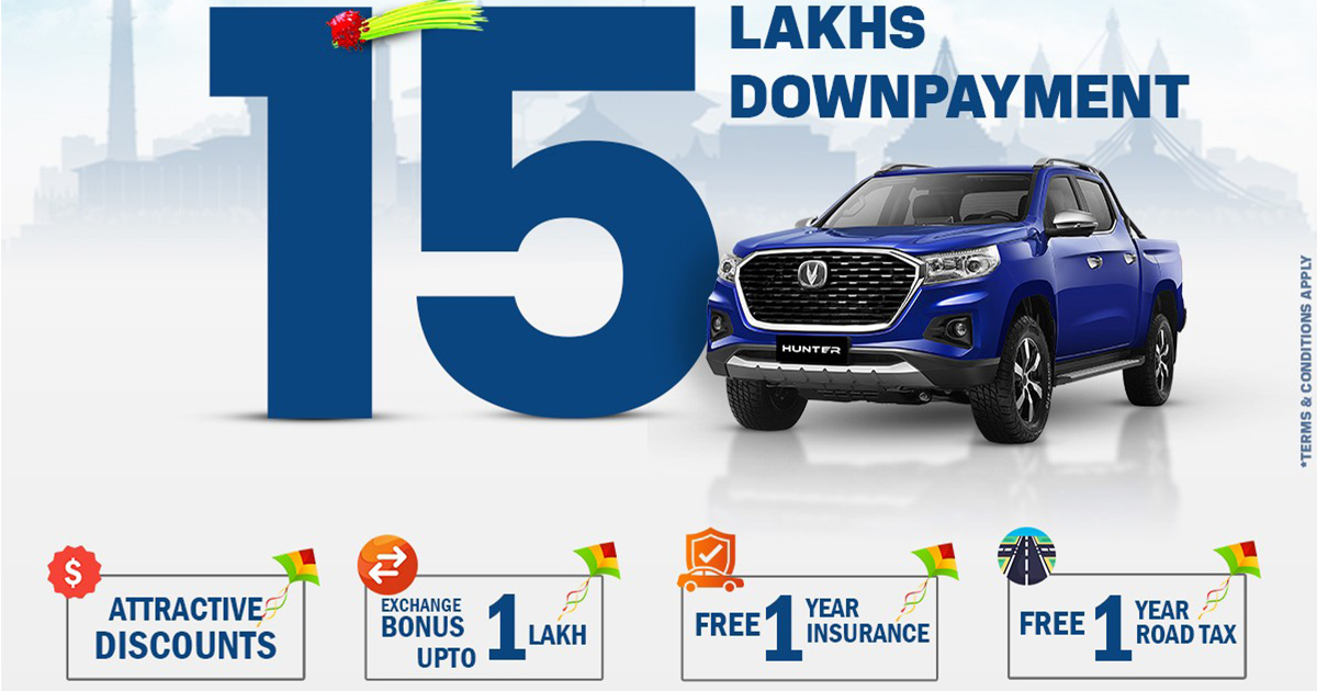 Changan Hunter Available At A Downpayment Of Rs 15 Lakh