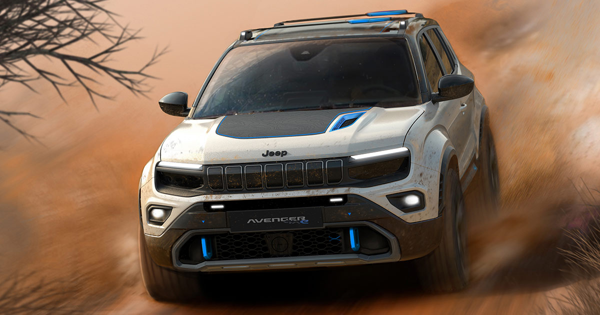 The Jeep Avenger 4x4 Concept Is An Electric Off-Roader