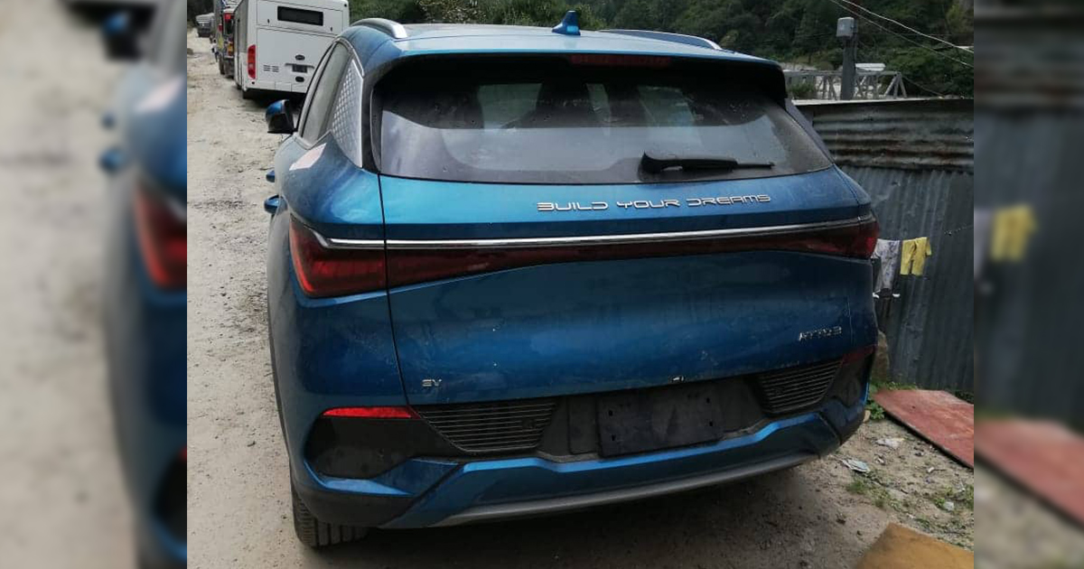 BYD Atto 3 Spotted At Kerung Border; Launch After Dashain?