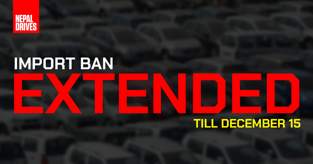 Import Ban Extended Till December 15