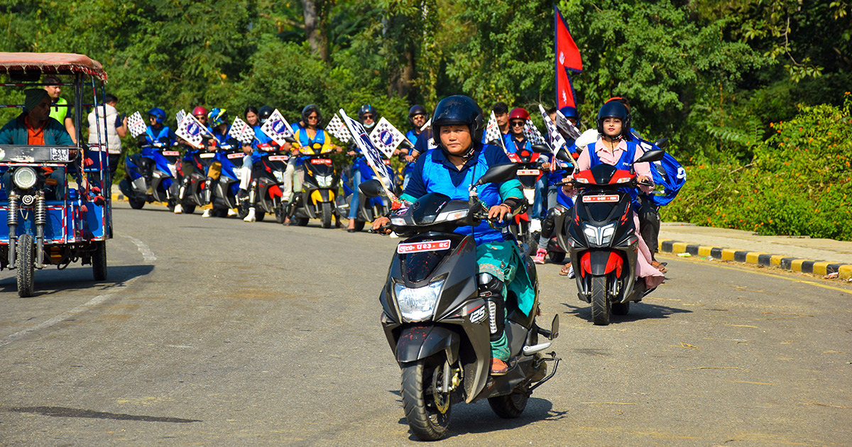 NOG (Ntorq Owners Group) Ride Held Successfully In Nepalgunj