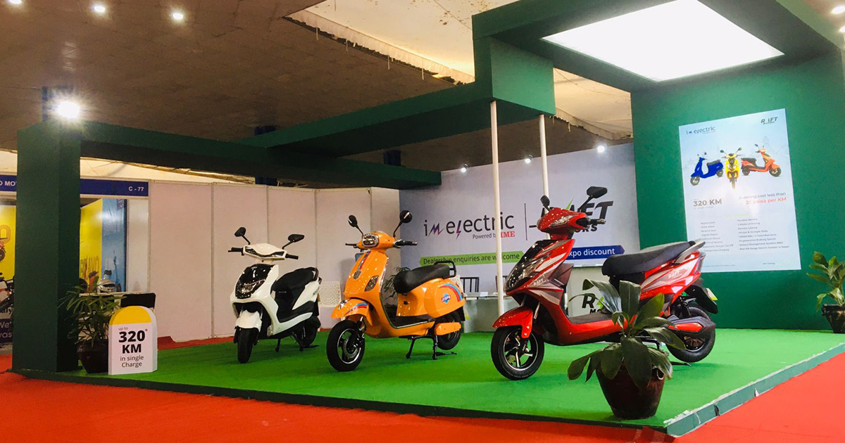 IME Electric Showcases Raft Electric Scooters