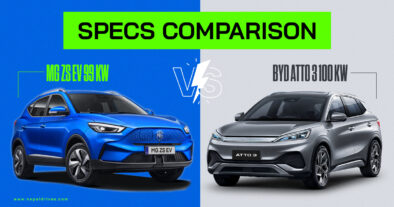 MG ZS EV 99 KW Vs BYD Atto 3 100 KW: Specifications & Features Comparison