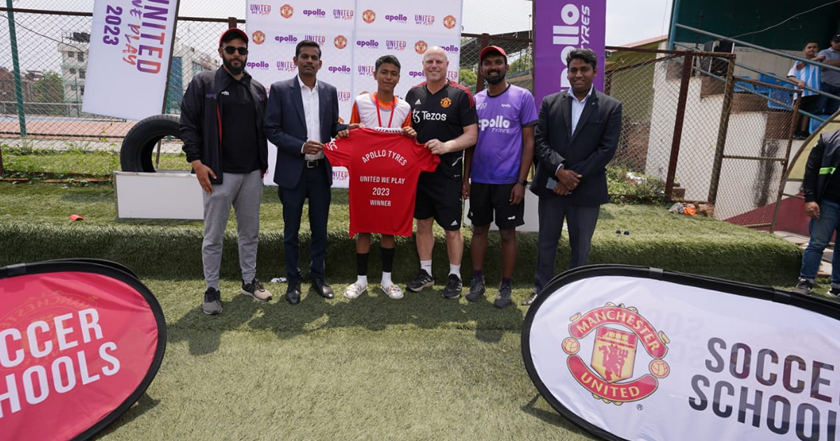 United We Play, An Initiative by Apollo Tyres And Manchester United, Comes to Nepal