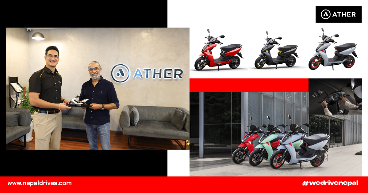 Ather Energy To Debut In Nepal With The 450X Electric Scooter