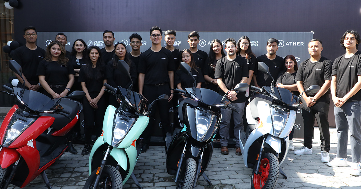 Ather 450X Electric Scooter Hits the Streets of Nepal, Inaugurates Experience Center in Kathmandu