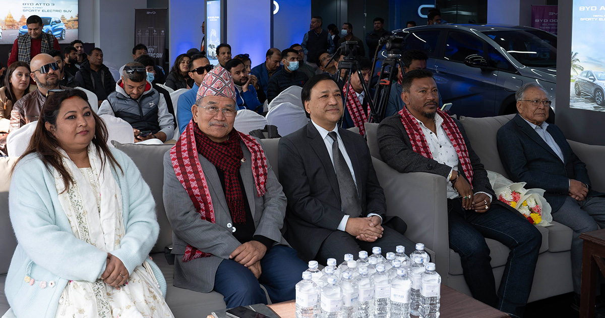 BYD Inaugurates New Showroom in Lalitpur