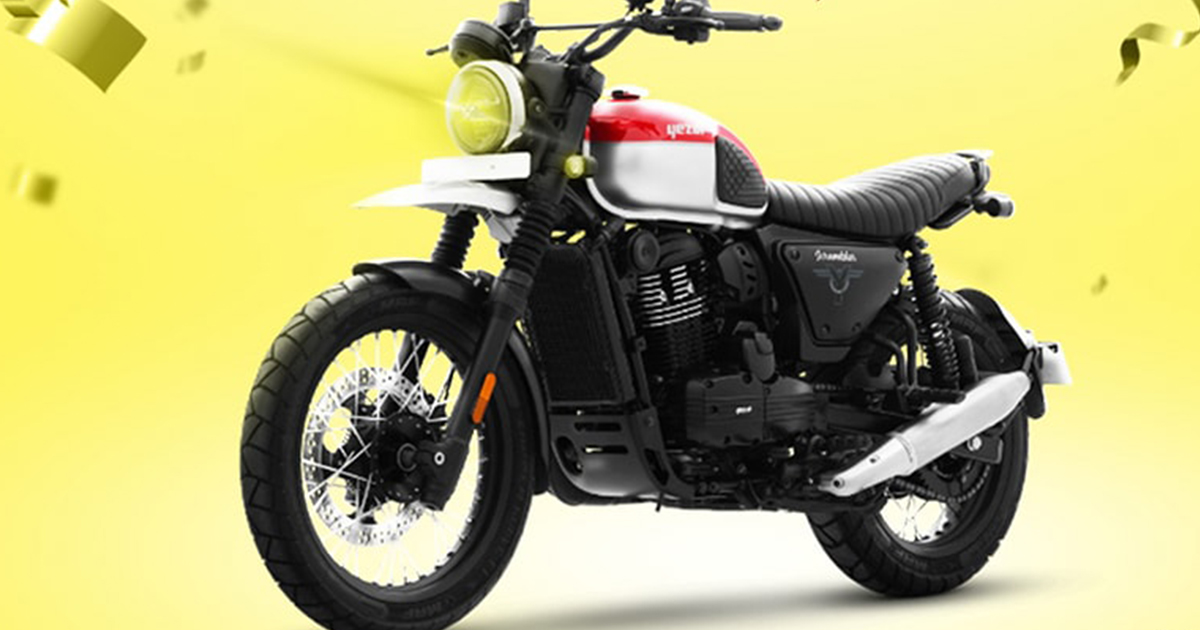 Yezdi Motorcycle Launches Once-in-a-Lifetime Offer On The Yezdi Scrambler