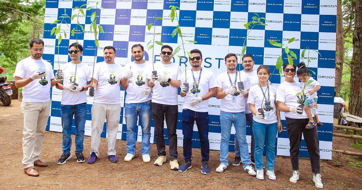 Omoda Nepal Plants 3000 Trees under 'Nepal Scores Omoda Grows' CSR Initiative